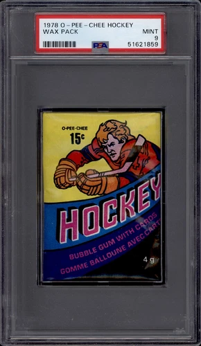 1978 OPC HOCKEY WAX PACK PSA 9 MINT