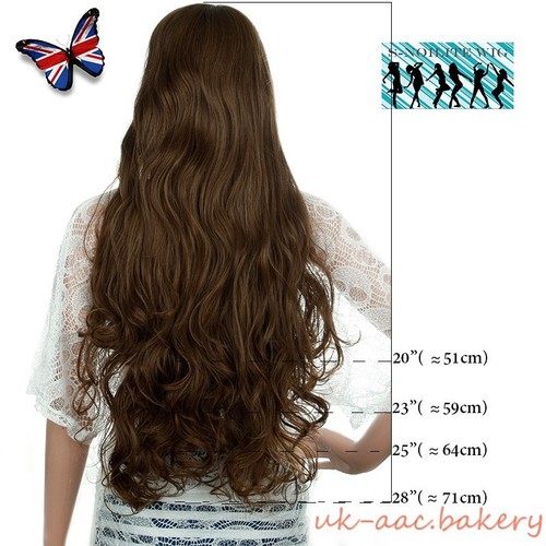 Fashion Women's Girls Long Wavy Curly Hair Full Wig Wigs Anime Cosplay Costume - Picture 3 of 33