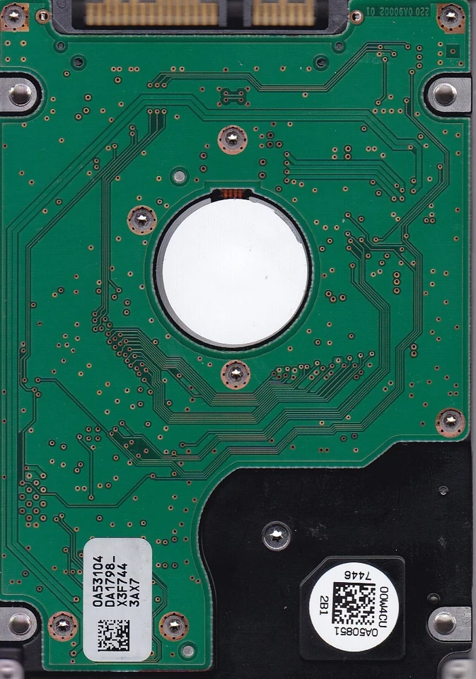 HTS722020K9SA00 p/n: 0A53590 mlc: DA2163 fw: 2007 Hitachi 200GB 2.5" SATA B21-09 - Image 2 of 2