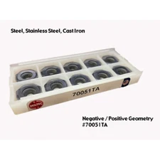 10pcs O-NP-062-5-1-TA Octagon Mil-Tec Inserts For the Freedom Cutters TiAIN