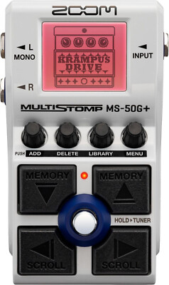 Zoom MS-50G+ MultiStomp Multi-effects Pedal Authorized Dealer Fast Free Shipping