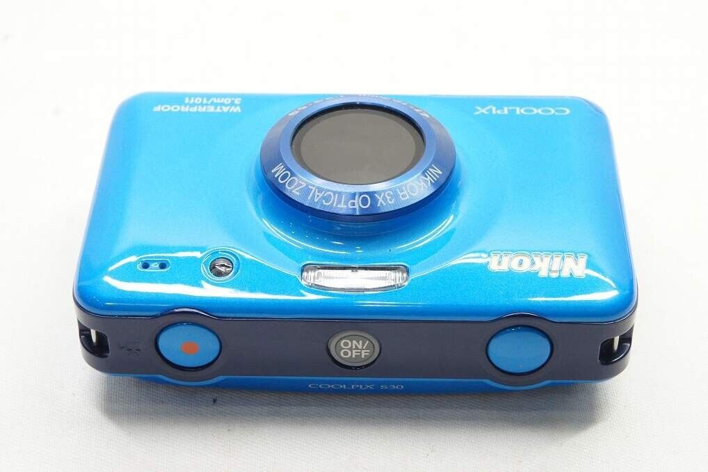 Nikon COOLPIX S30 10.1MP Digital Camera - Blue for sale Nikon COOLPIX S30 10.1MP Digital Camera - Blue for sale