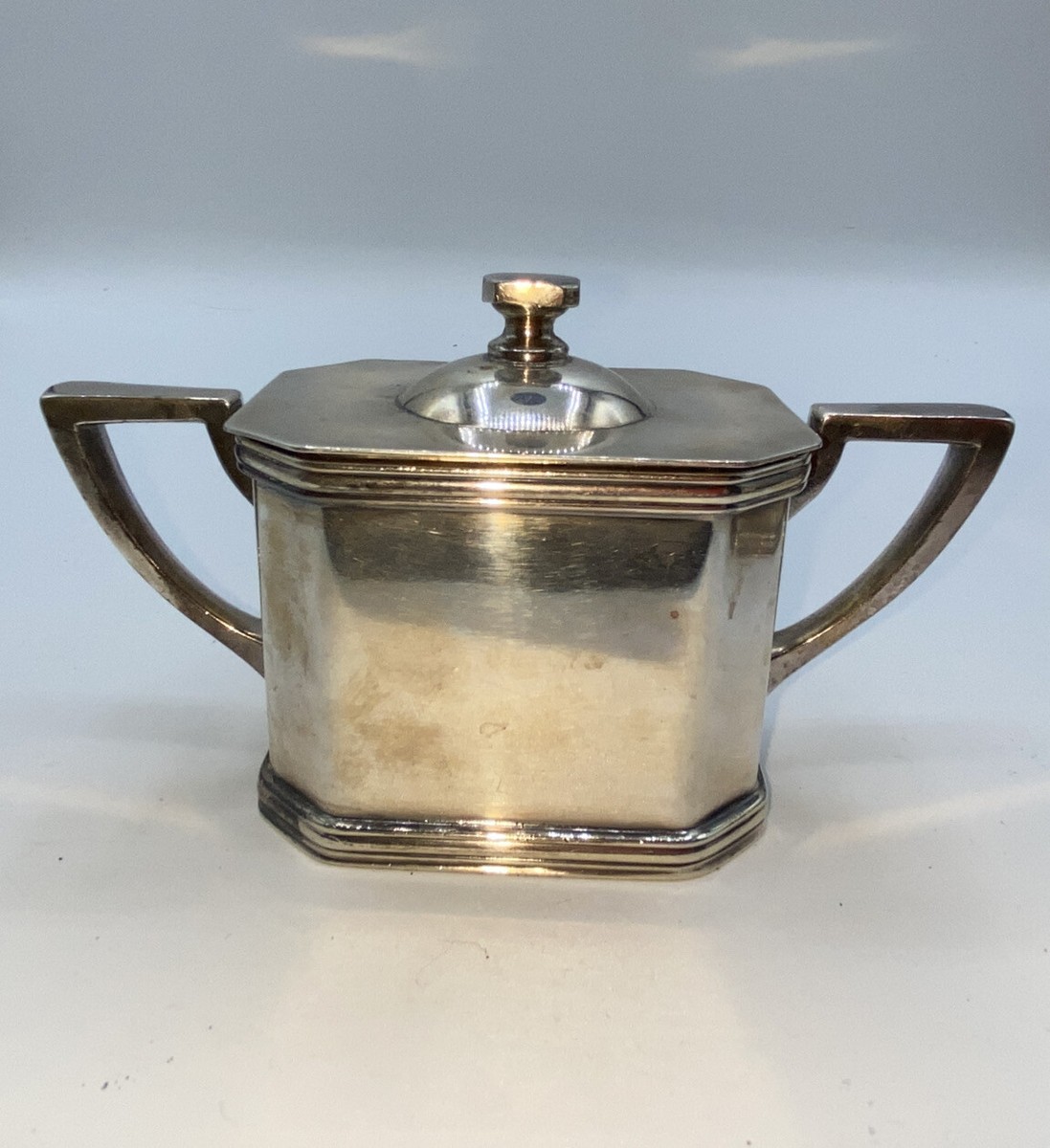 VINTAGE ART DECO SHEFFIELD TEA SET BY LAWRENCE B SMITH 1940S IN