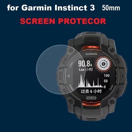 Per Garmin Instinct 3 Orologio Vetro Temperato Protezione Schermo Cover - Foto 11 di 14