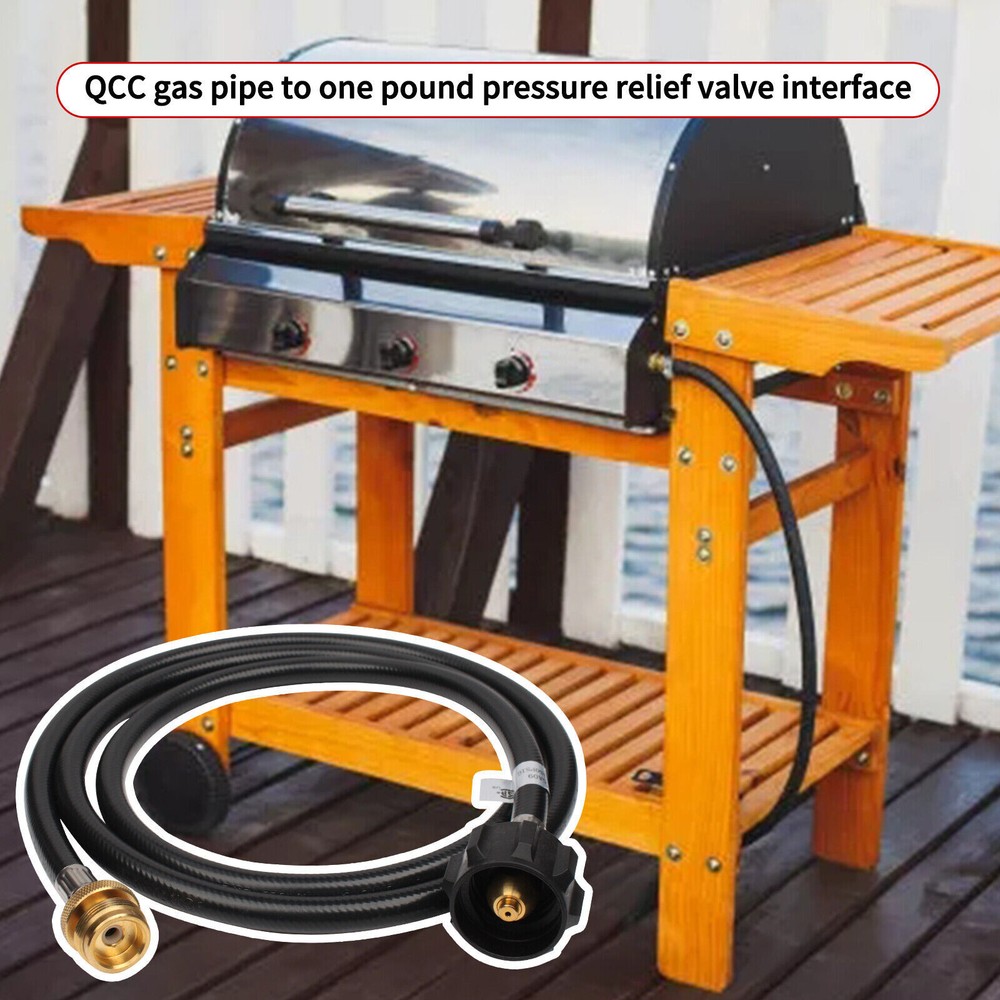 Propane Adapter Hose LP Tank 1lb to 20lb Converter QCC1 For Mr. Heater Big Buddy