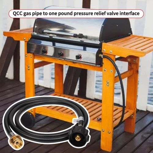 Propan Adapter Schlauch LP Tank 1lb auf 20lb Konverter QCC1 für Mr. Heater Big Buddy - Bild 12 von 39