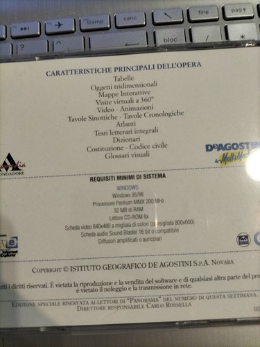 Omnia l’Enciclopedia Multimediale 2001 in cd rom Microsoft Windows vol.3 Panoram - Picture 3 of 7