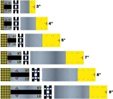 White Water Archery WWII Fighter Thunderbolt Arrow Wraps 15pc Pick Length Width