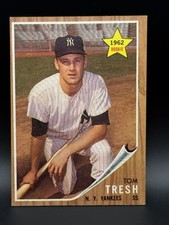 1962 Topps - Tom Tresh - #31 - New York Yankees - Rookie Card - Good. rookie card picture