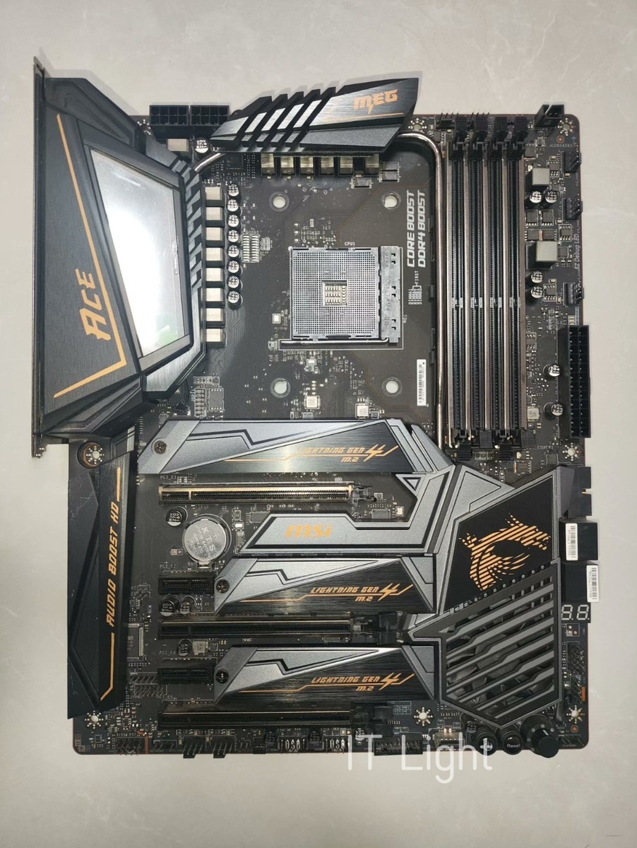 MSI MEG X570 ACE AM4 AMD X570 USB 3.0 AX Wi-Fi 6 ATX AMD