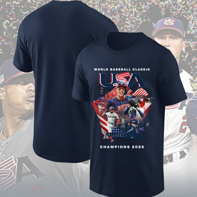 USA World Baseball Classic Champions 2026 T-Shirt, Baseball USA