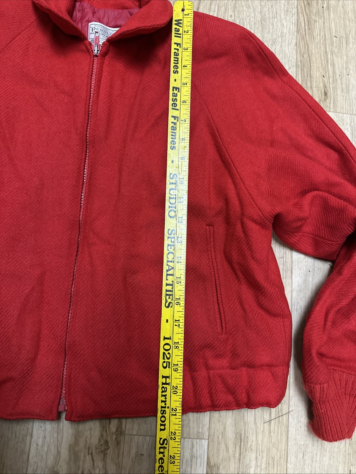 Vintage PENDLETON Thinsulate Bomber Jacket Virgin… - image 6