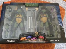 NECA Tmnt Ninja Turtles 1990 Movie Leonardo Donatello 2pack