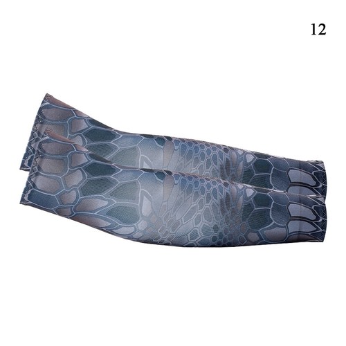 Sun UV Protection Hand Cover Cooling Sports Sleeve Arm Sleeves Cycling Fishing - Picture 4 of 25