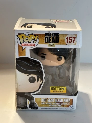 Funko POP! The Walking Dead: Riot Gear Glenn Rhee #157 | Damaged Box
