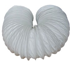 4" (100mm) x 9.8 ft (3m)  PVC Flexible Ducting Tumble Dryer Extractor Vent Hose