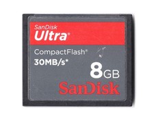 DENTED SanDisk Ultra 8GB 30MB/s CF Compact Flash Camera Memory Card