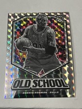 2019-20 Panini Mosaic - Old School Dennis Rodman #3 Silver Mosaic Prizm