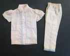Vintage Barbie 1962 Pak Pink Two Piece Pajamas