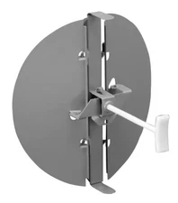 HART & COOLEY 3808-GS 8" Round Butterfly Damper, Steel, HVAC, Duct