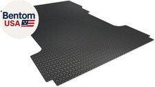 Black Rubber Diamond Plate Truck Bed Floor Mat Liner Compatible with 2015-2025 F