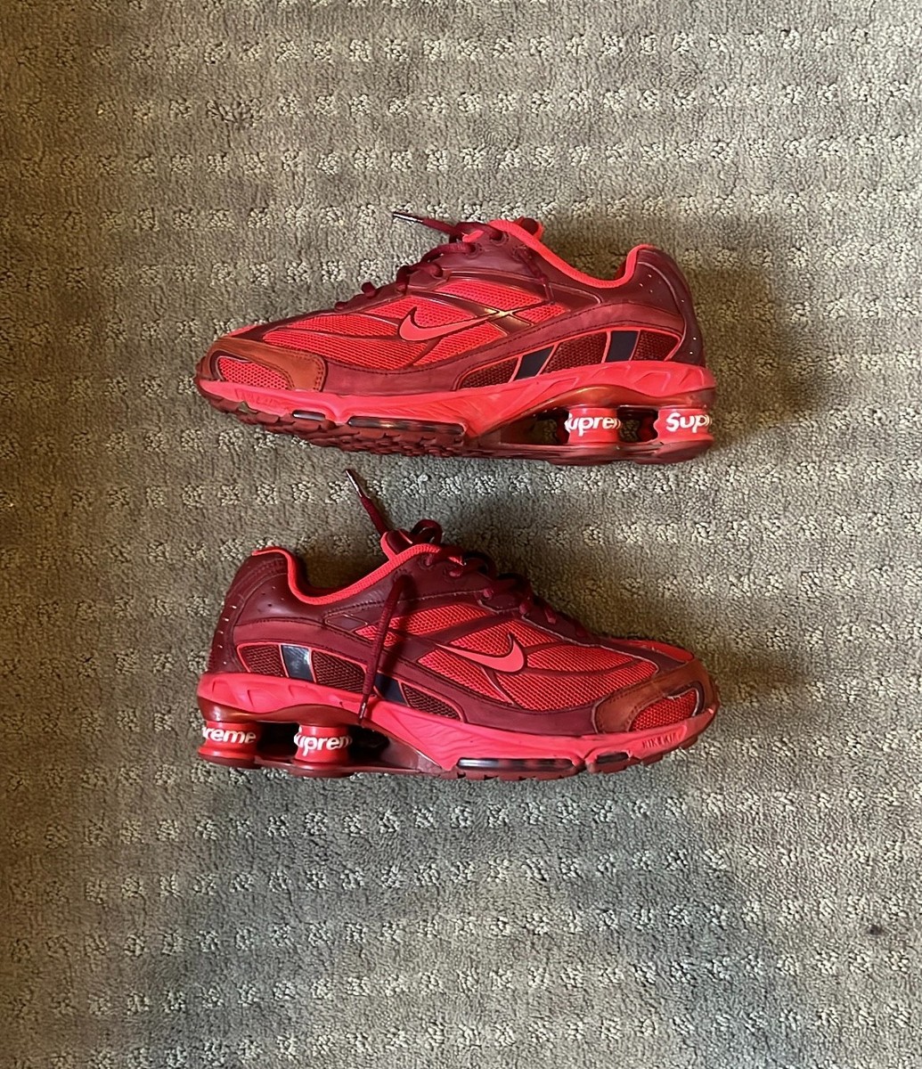 Size 10 - Supreme x Nike Shox Ride 2 Speed Red | eBay