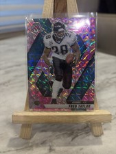 2025 Panini Mosaic - Fred Taylor #157 Reactive Purple Mosaic Prizm