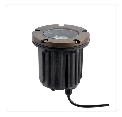 Kichler Brass Trim Inground 1-Light Landscape Light