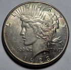 1923-S PEACE Liberty $1 Dollar 90% Silver Coin ~ Orig Hi Grade Uncirculated BUnc