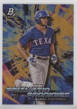 2018 Bowman Platinum Prismatic Prodigies Orange 19/25 Bubba Thompson #PPP-15 6k2