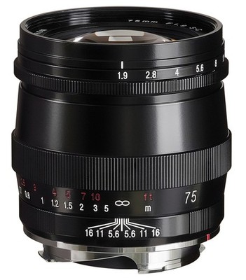 Voigtländer Ultron 1.9/75mm VM S.C. Black f. Leica M DEMO