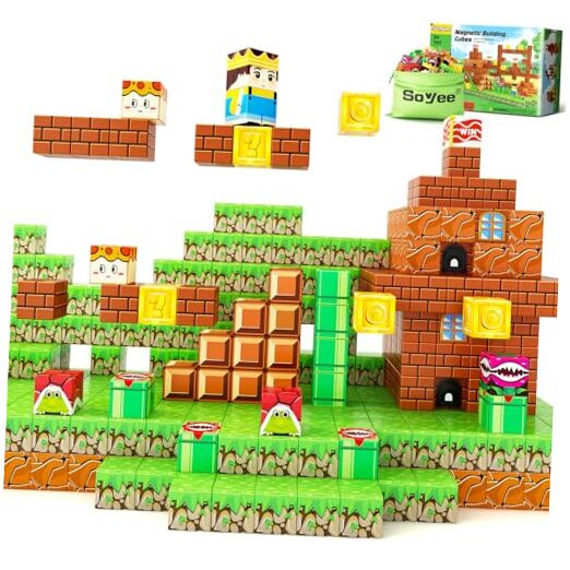 Magnetic Building Blocks Set for Toddlers - Create Your Magnet World