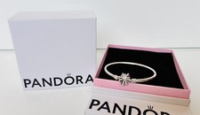 Pandora Fireworks Sparkling Bangle Clasp Bracelet S925 ALE 2.5 inches