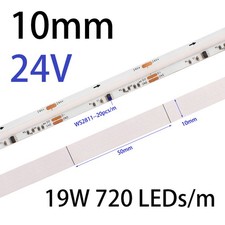12V 24V WS2811 COB LED Strip RGBIC Addressable High Density Flexible Tape Lights