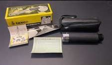 Vintage Tasco Pocket Telescope Model 1ATE 25X30 mm w/Box and Case Japan