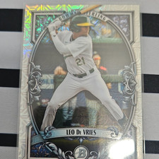 Topps 2026 Bowman Sterling Leo De Vries Athletics BST-9 Chrome Prospect
