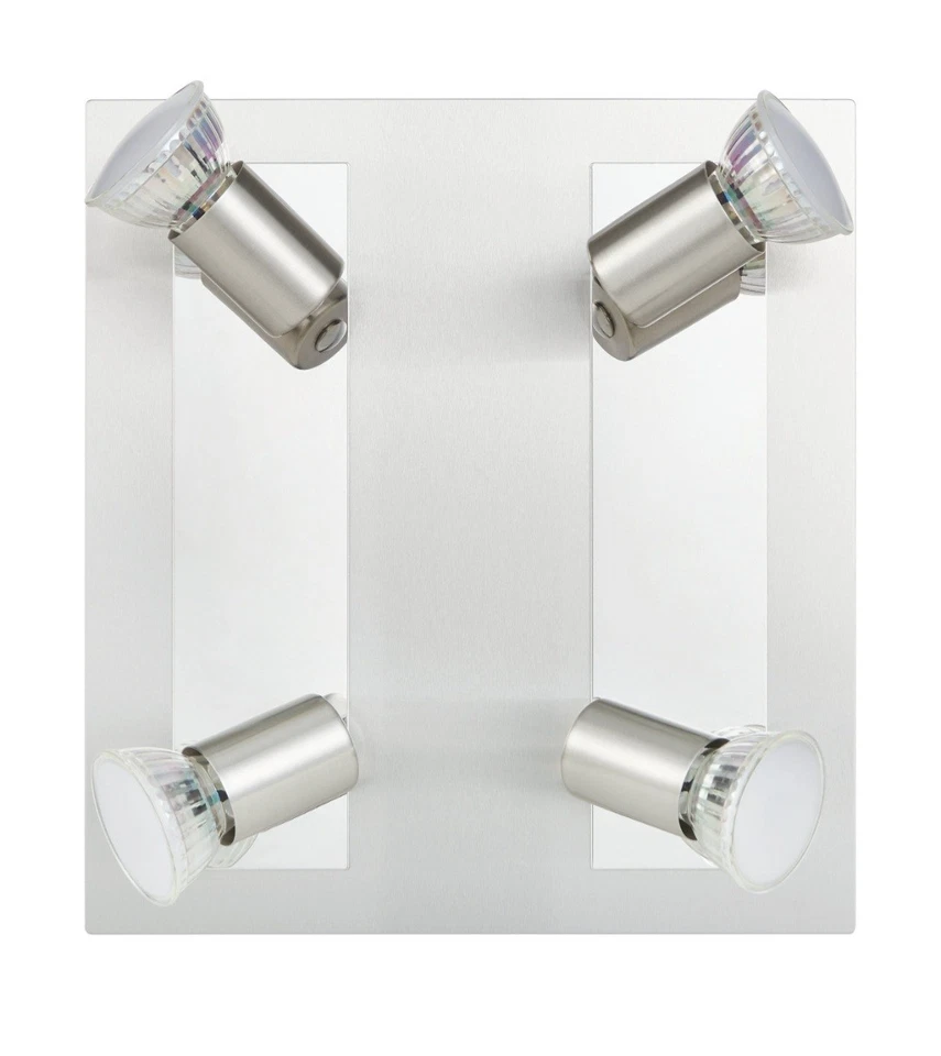 EGLO * Plafoniera mod ROTTELO * Rif 90916 * 4 Faretti Led Inclusi * Nuova - Immagine 3 di 4