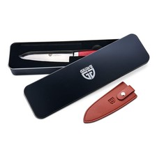 GRÄWE Damaszener Santokumesser Damast Kochmesser Küchenmesser 12 cm Damastklinge