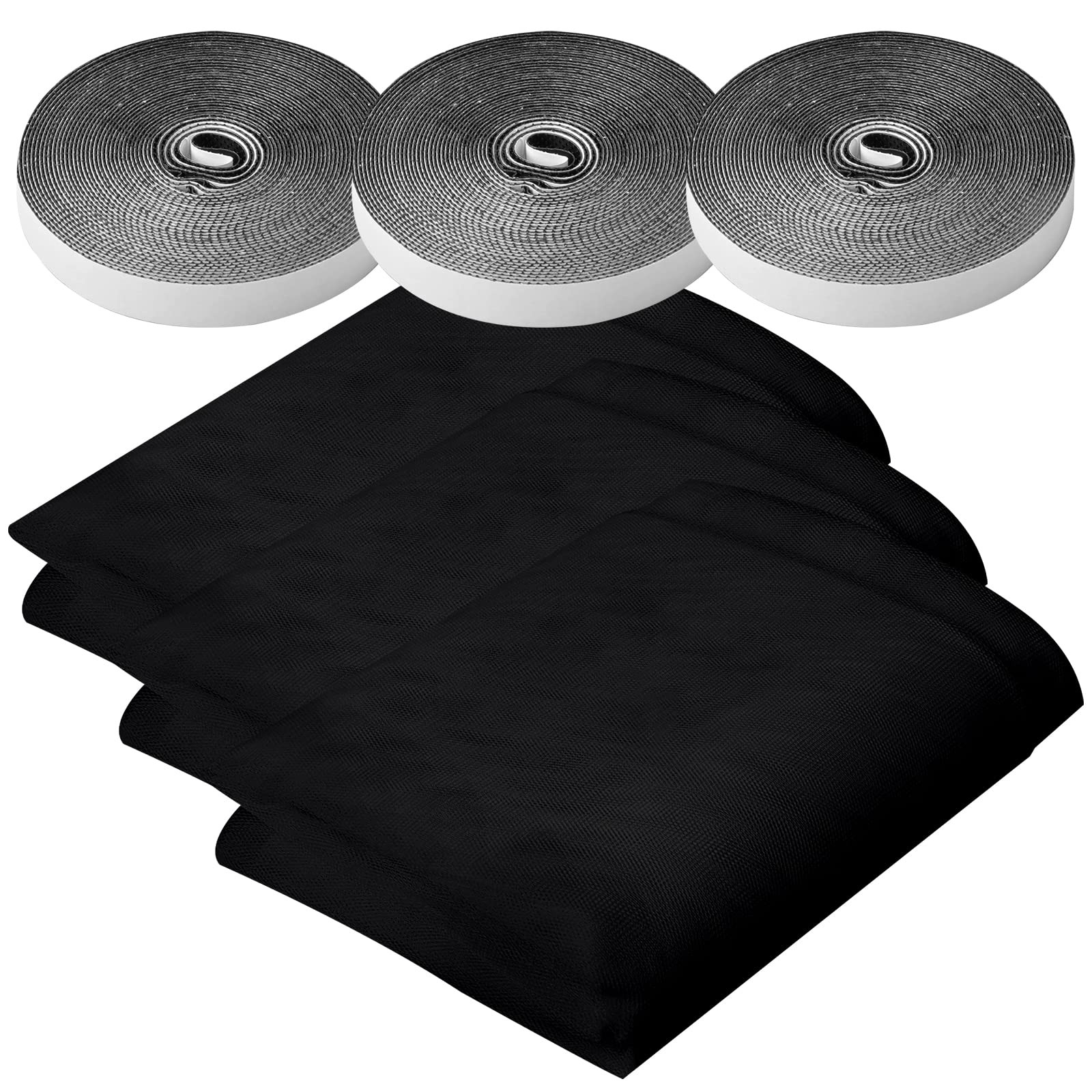 Moustiquaire ajustable pour fenetre de salon filet transparent respirant pour les nuits d ete