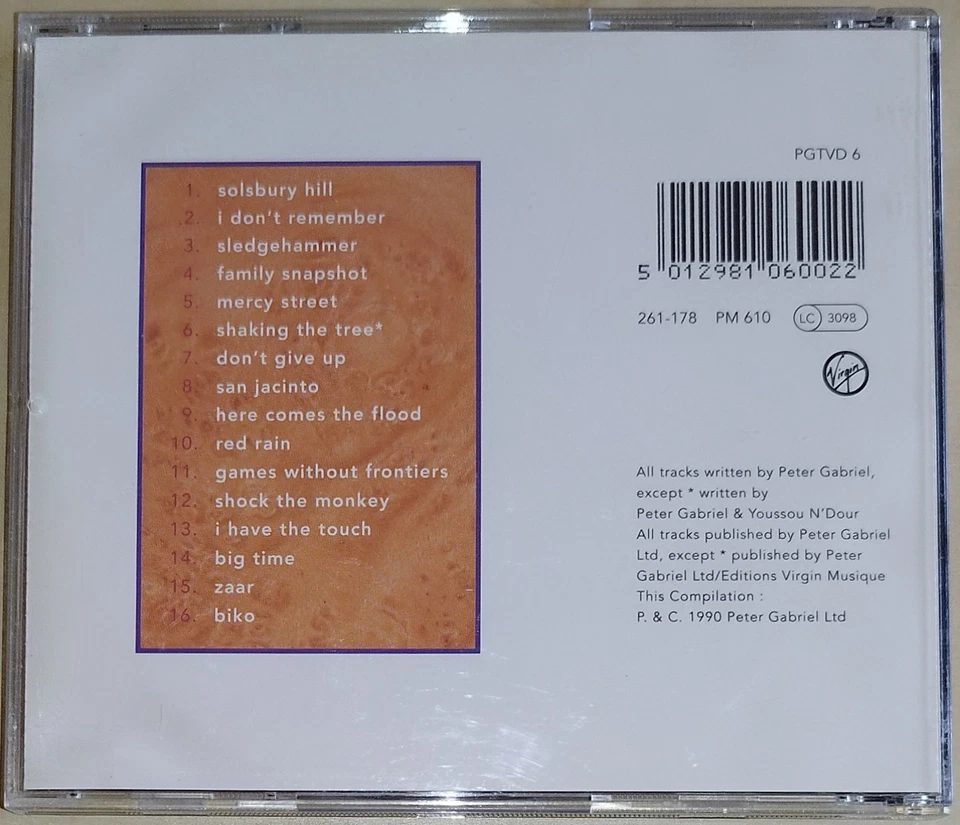 Peter Gabriel - Shaking the tree - Bild 2 von 2