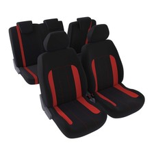 DBS Sitzschonbezug Vorne und Hinten Schwarz Sitzbezug für FORD Focus II Kombi