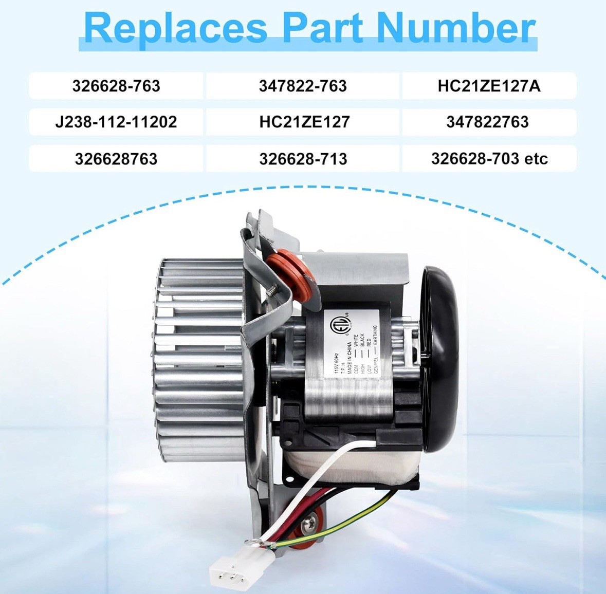 Draft InDucer Fan Furnace Blower Motor for Carrier Bryant Payne