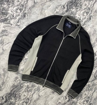 EMPORIO ARMANI ブラック ジップアップフーディXLサイズ EMPORIO ARMANI ブラック ジップアップフーディXLサイズ 【公式通販】
