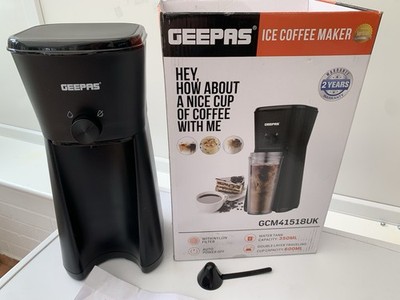 GEEPAS Eiskaffeemaschine - OHNE TUMBLER Eisteemaschine Kaltkaffeemaschine UNBENUTZT
