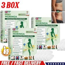 3 BOX Moringa Berberine 10-in-1 Advanced Nano Microneedle Patch for Weight Loss