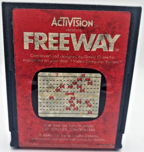 Vintage - Freeway - Atari 2600 - Video Game Cartridge Only - Tested & Works