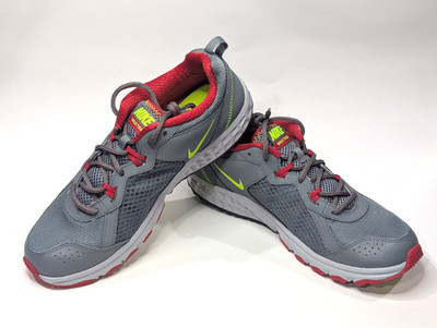 Nike Wild Trail Grey/Volt/Red Men's Sneakers - Size 10 NWB 642833-003