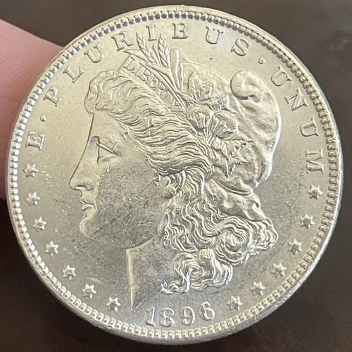 1896 P Morgan Silver Dollar ~ FULL BREAST UNCIRCULATED BU ~ 90% Silver $1