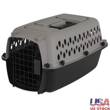 Portable Hard-Sided carrier Dogs Cats Safe Travel Kennel W/ Ventilation New