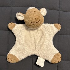 Blankets Beyond Lamb Lovey brown feet face Walmart Flat Plush